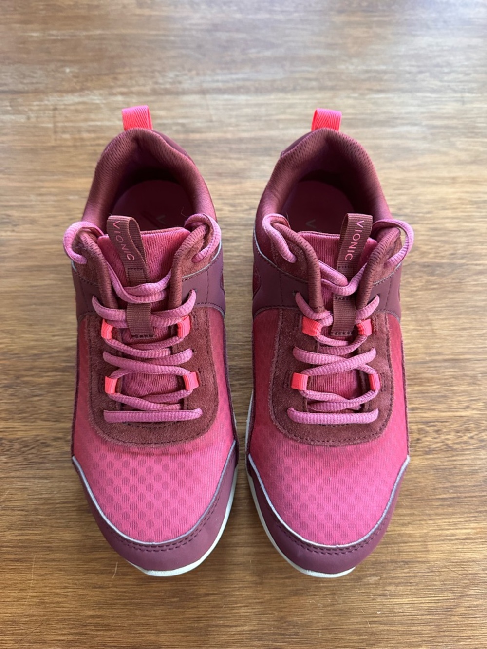 Vionic Agile Chance Women's Orthotic Walking Shoes, Fuchsia Pink, Size 7.5 - Picture 8 of 8
